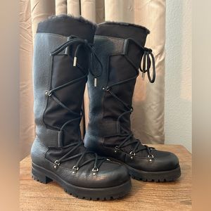 Jimmy Choo Dunn Flat winter boots, size 9